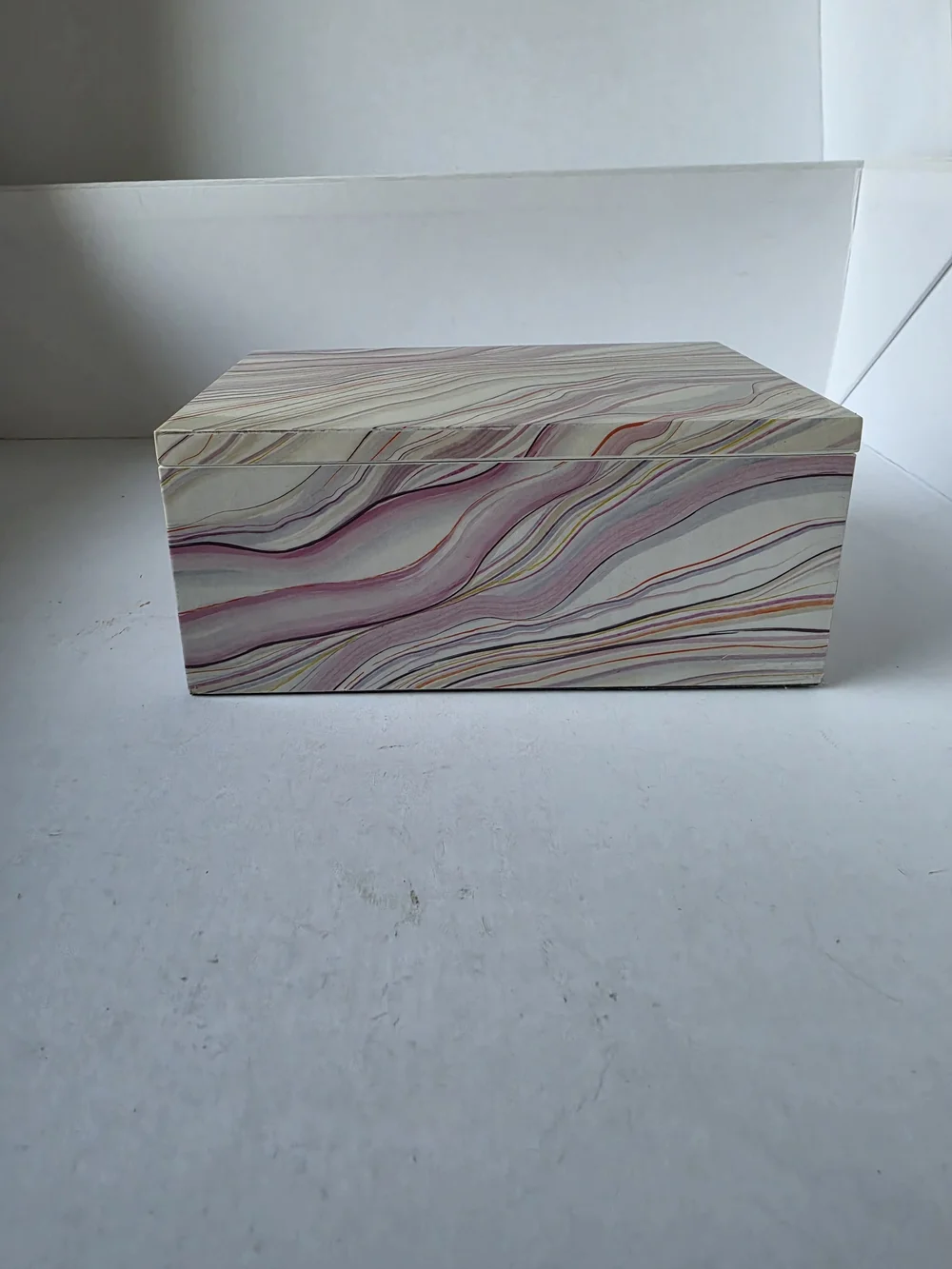 Jonathan Adler Marbled Decorative Storage Box